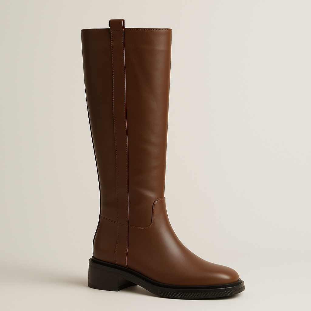 Bota Cano Alto Mael Couro Legítimo