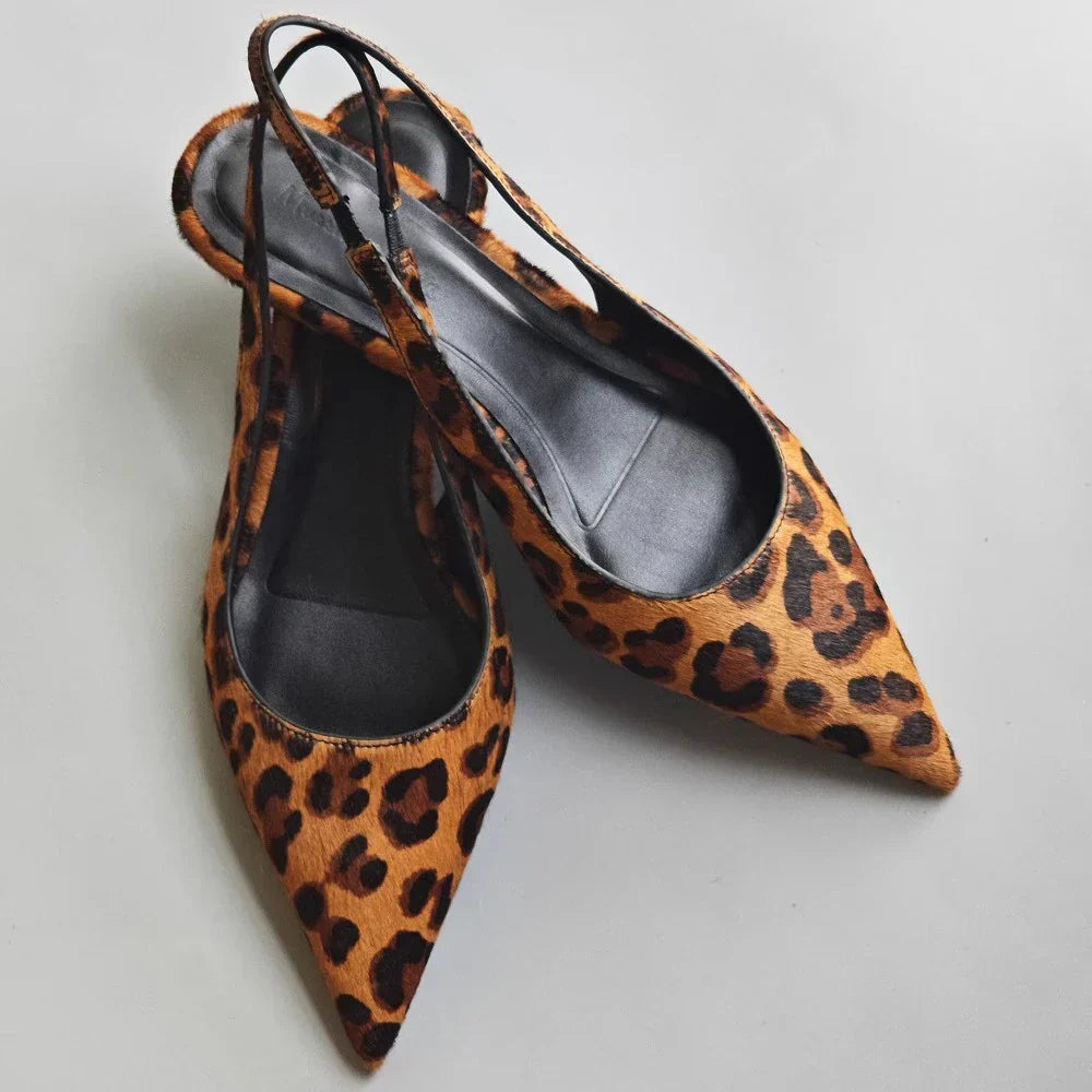 Sandália Scarpin Salto Onça - Ina