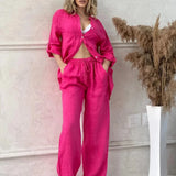 Conjunto Feminino Linho Brilho das Estrelas