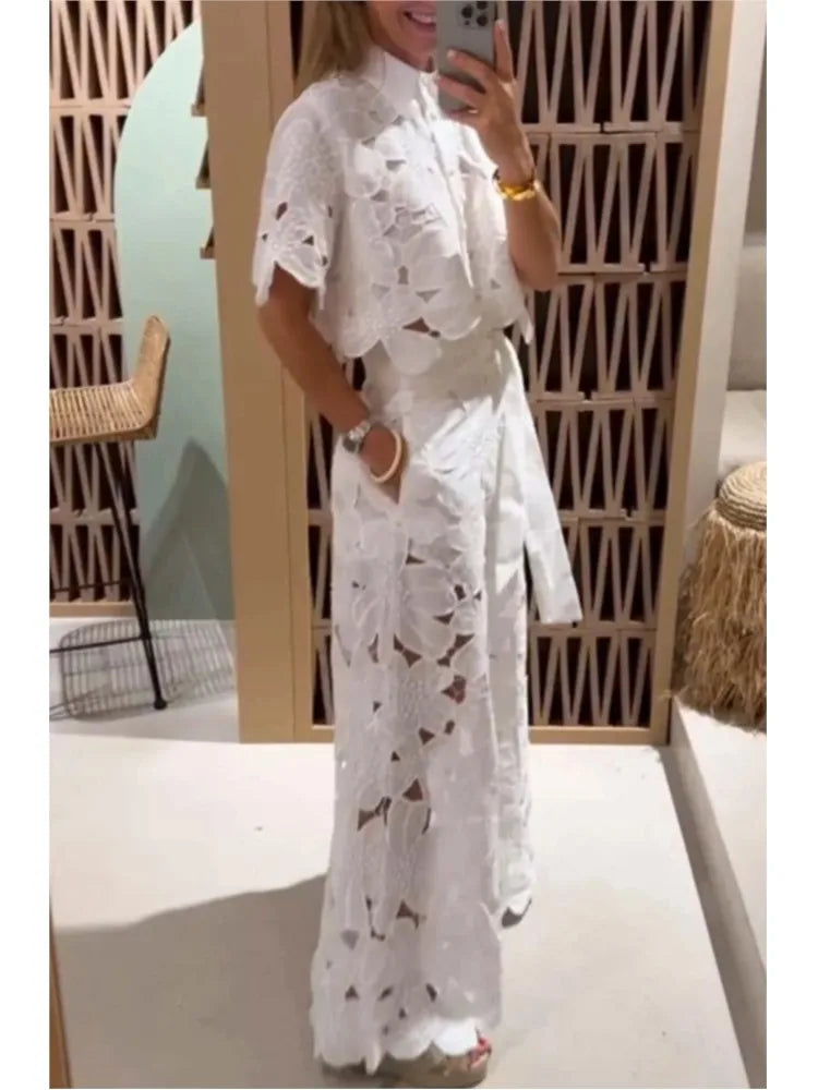 Conjunto Feminino de renda Pluzi