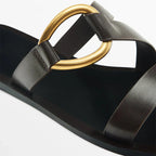 Sandália Rasteira Argola de Metal Arga