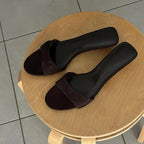 Sandália Tamanco Suede Miri