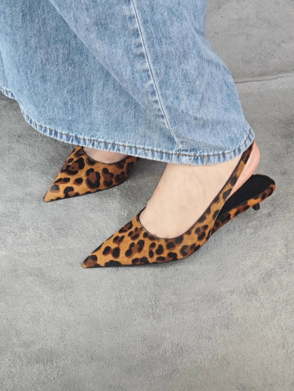 Sandália Scarpin Salto Onça - Ina