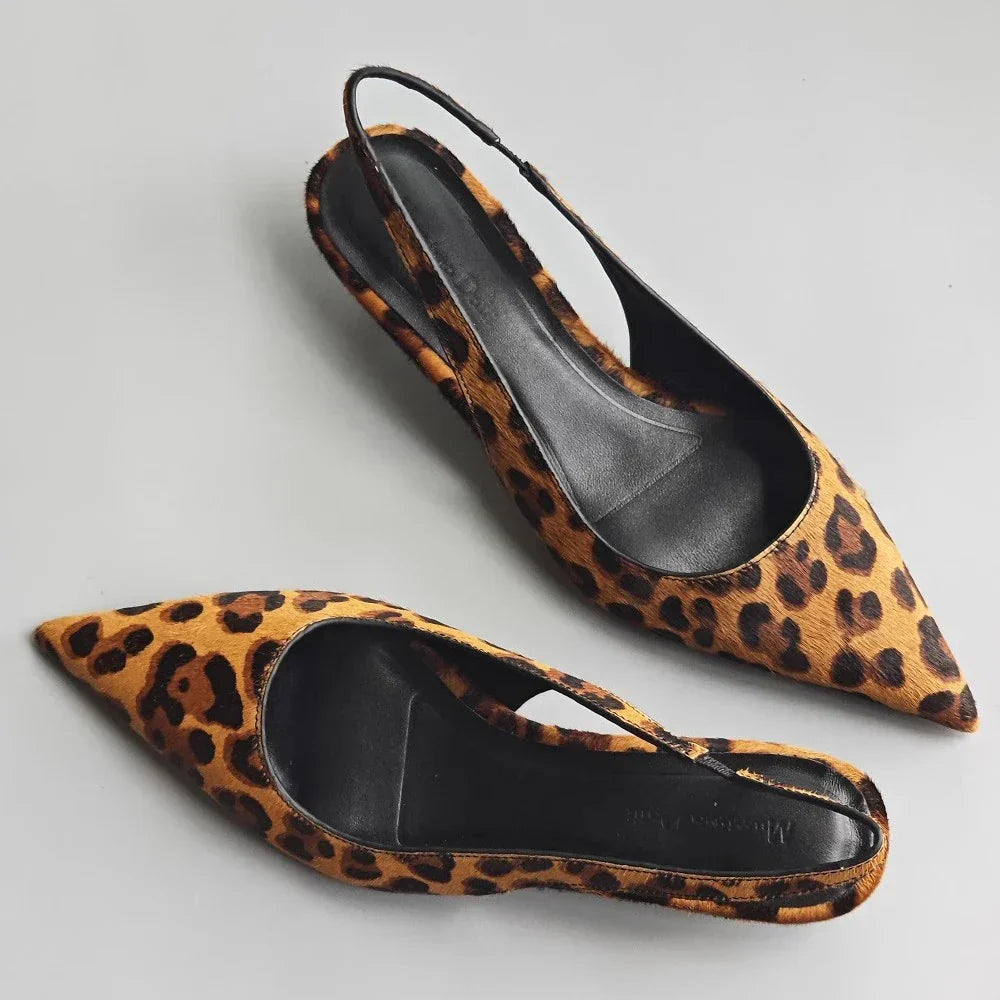 Sandália Scarpin Salto Onça - Ina