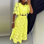 Conjunto de Renda Florido