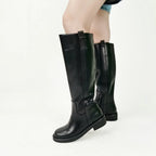 Bota Cano Alto Mael Couro Legítimo