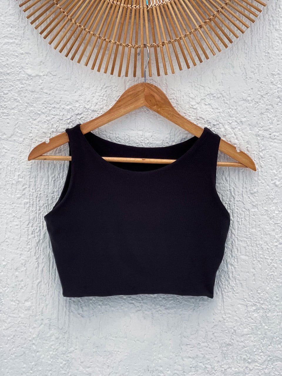 Cropped Aura Liso Preto
