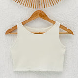 Cropped Patroa Liso Off White