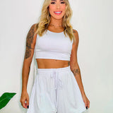 Conjunto Sabrina Patroa Liso Branco