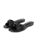 Sandália Couro Legítimo Rasteira Nó Noa