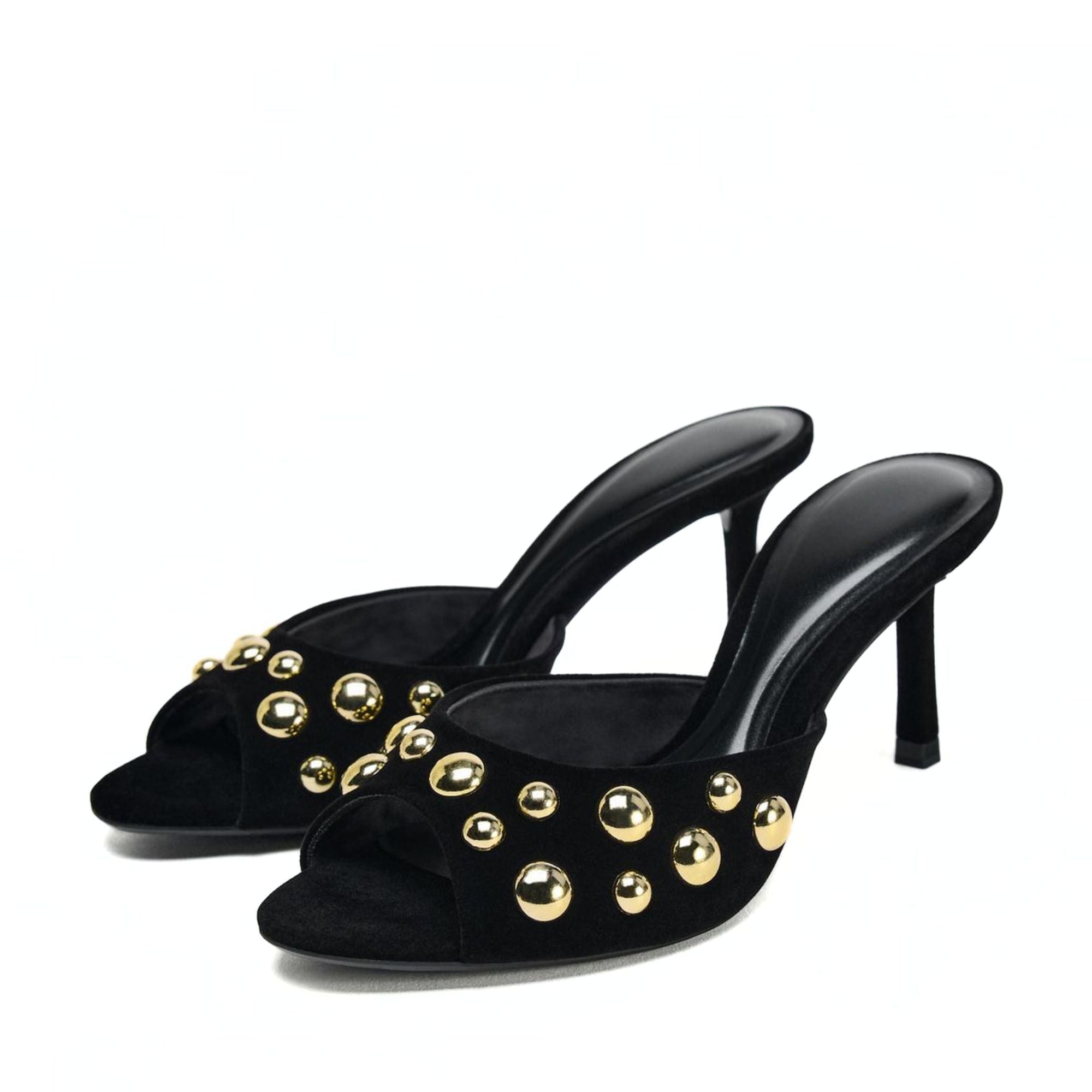 Sandália Mule Dourada Rava