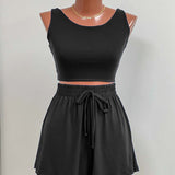Conjunto Sabrina Patroa Liso Preto